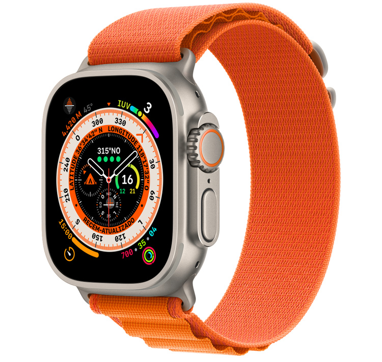 Apple Watch ULTRA 1ª GERAÇÃO GPS+CEL 49mm (seminovo)