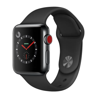 Apple Watch Series 3 42mm GPS+CELULAR AÇO INOXIDÁVEL PRETO (seminovo)