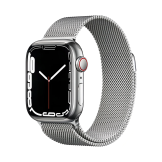 Apple Watch Series 7 41MM GPS+CEL AÇO INOXIDÁVEL GRAFITE  (seminovo)